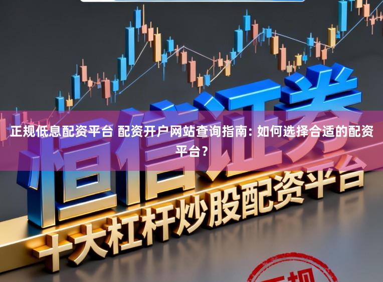 正规低息配资平台 配资开户网站查询指南: 如何选择合适的配资平台？